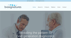 Desktop Screenshot of biosignatures.com